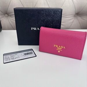 Prada Peonia Card Holder authentic
